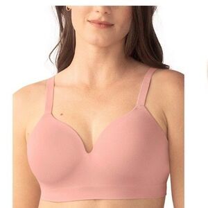 Shapermint Essentials Pink Wireless Convertible T-Shirt Bra Size Large